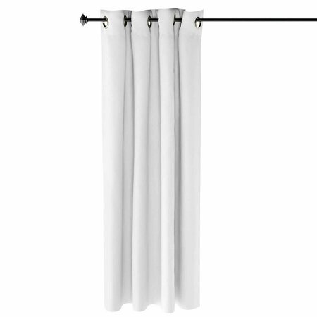 FURINNO Collins Blackout Curtain, 52 x 63 in. - 1 Panel - White FC66003WH